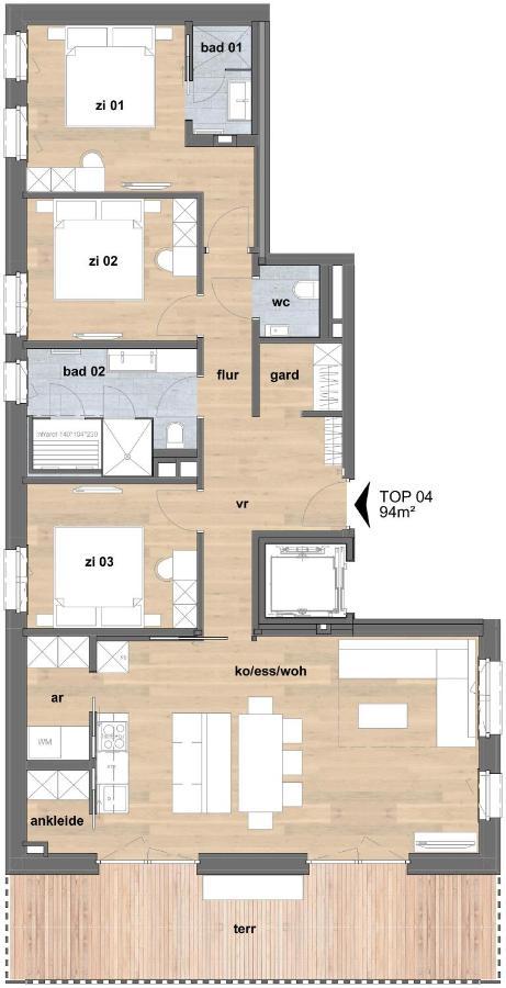 Apartmenthaus A24 Schruns Eksteriør billede